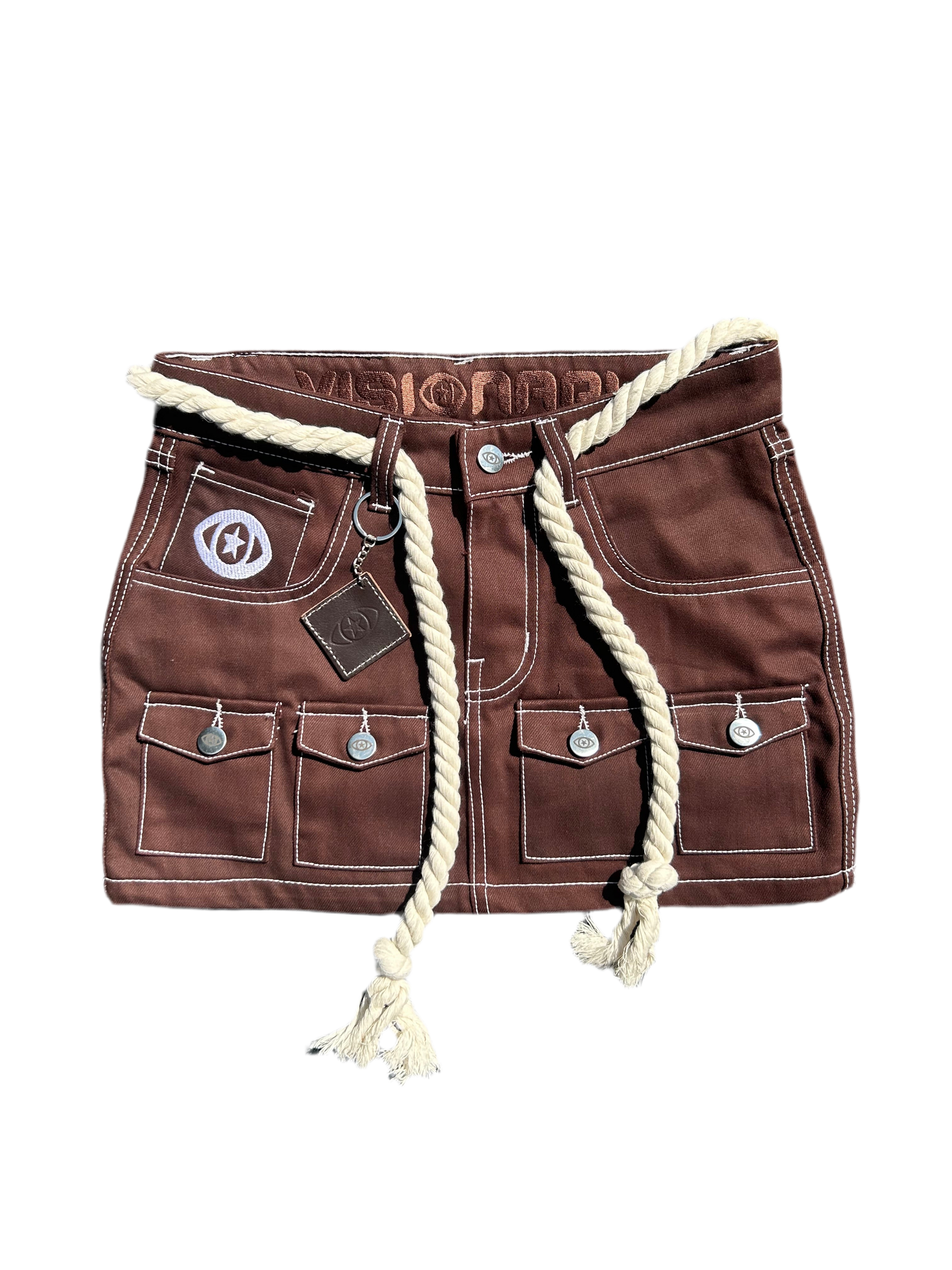 07/15 SKIRT (BROWN)