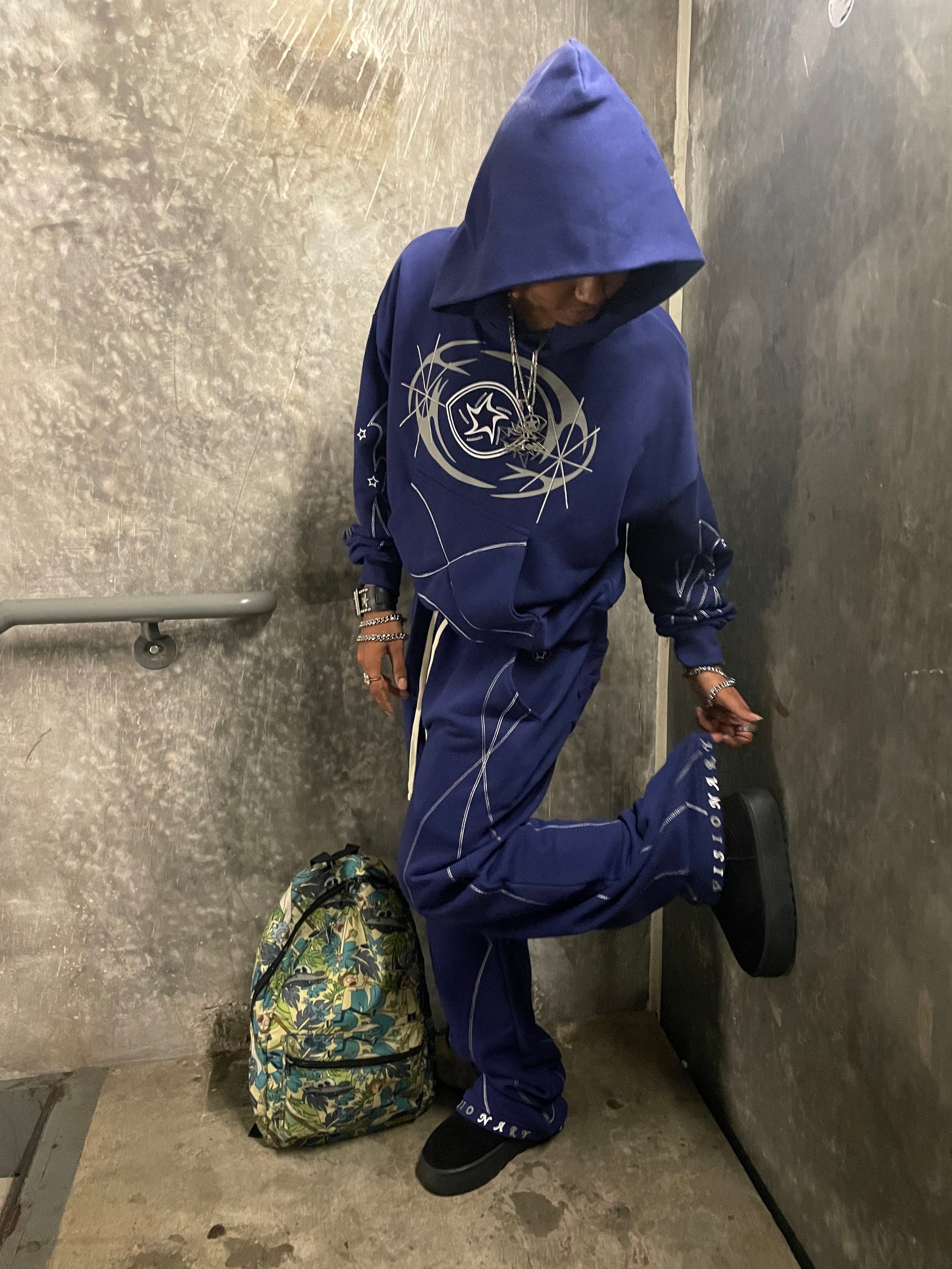 V2 SWEATSUIT (NAVY BLUE)