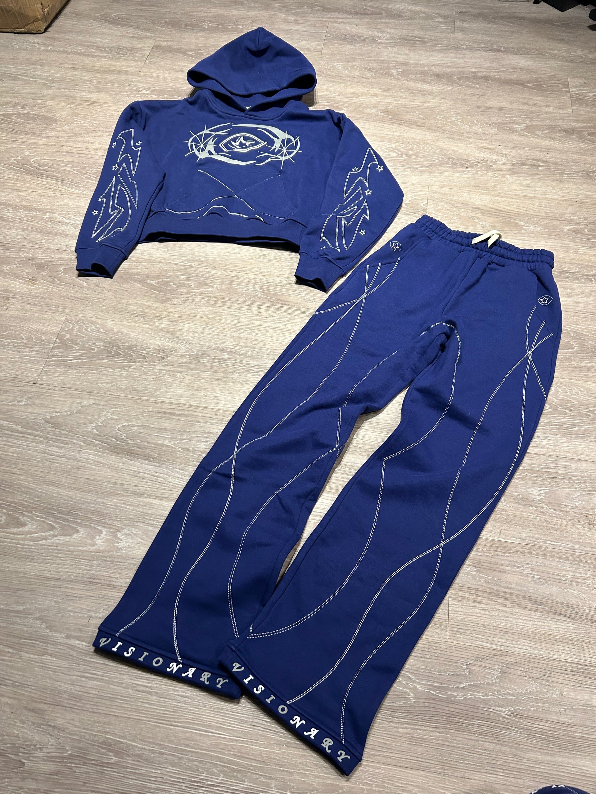 V2 SWEATSUIT (NAVY BLUE)